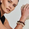 Acrylic Link Bracelet Light Tortoise