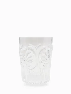 Acrylic Tumbler Scollop Clear