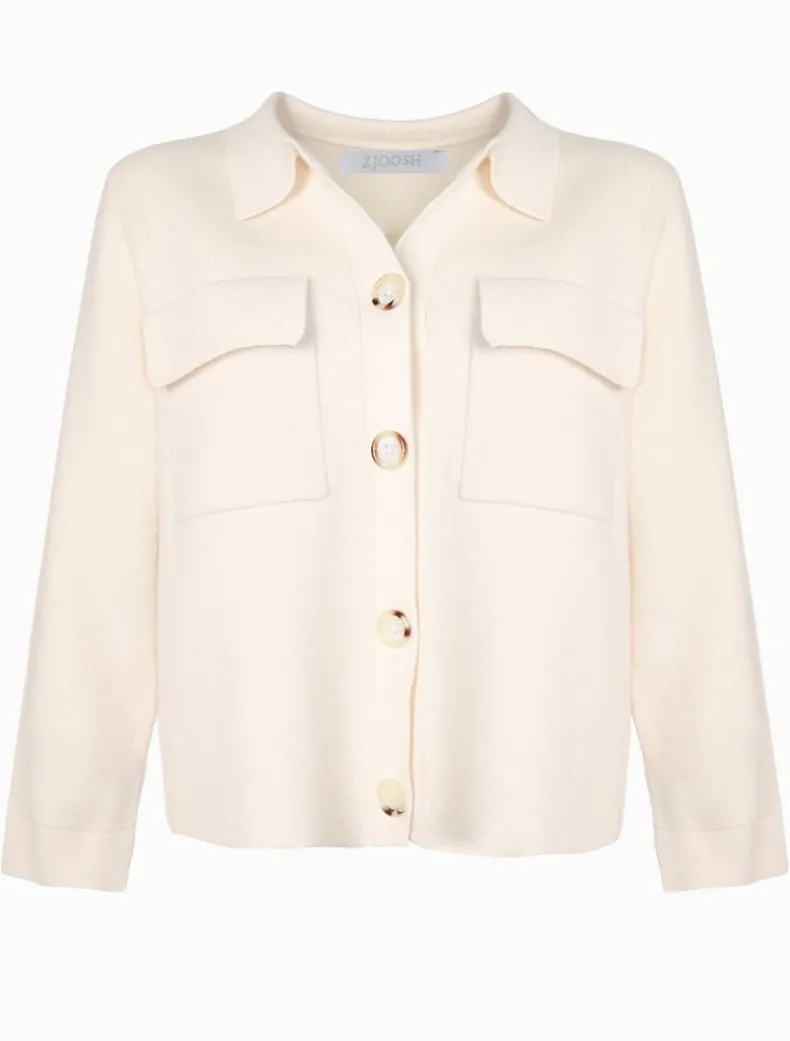 Alhambra Knit Jacket Ivory