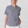 Alice Striped Tee Navy