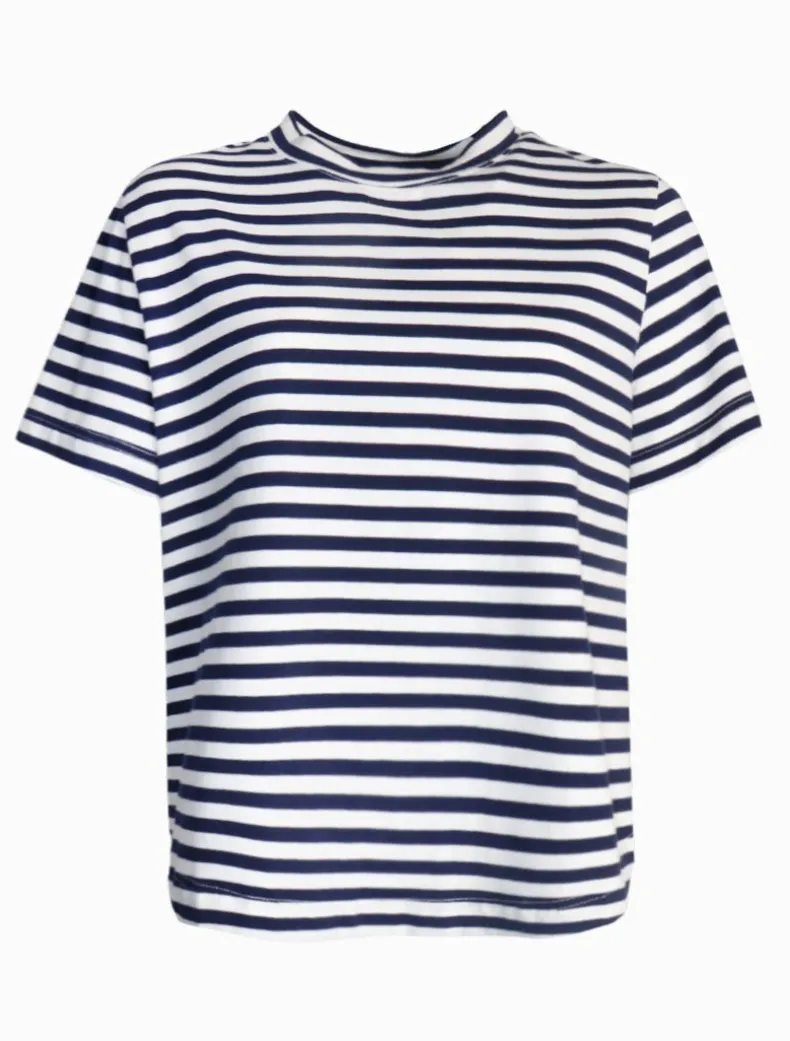 Alice Striped Tee Navy