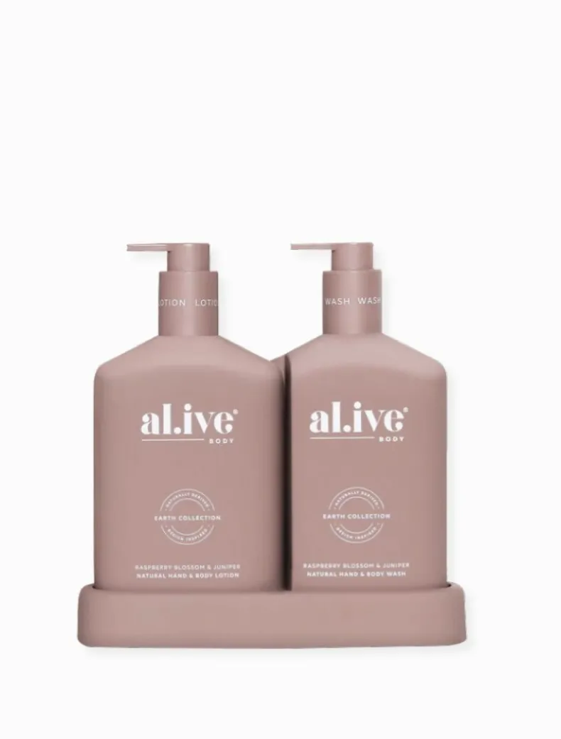 AL.IVE Raspberry Blossom u0026 Juniper Hand u0026 Body Duo 500ml