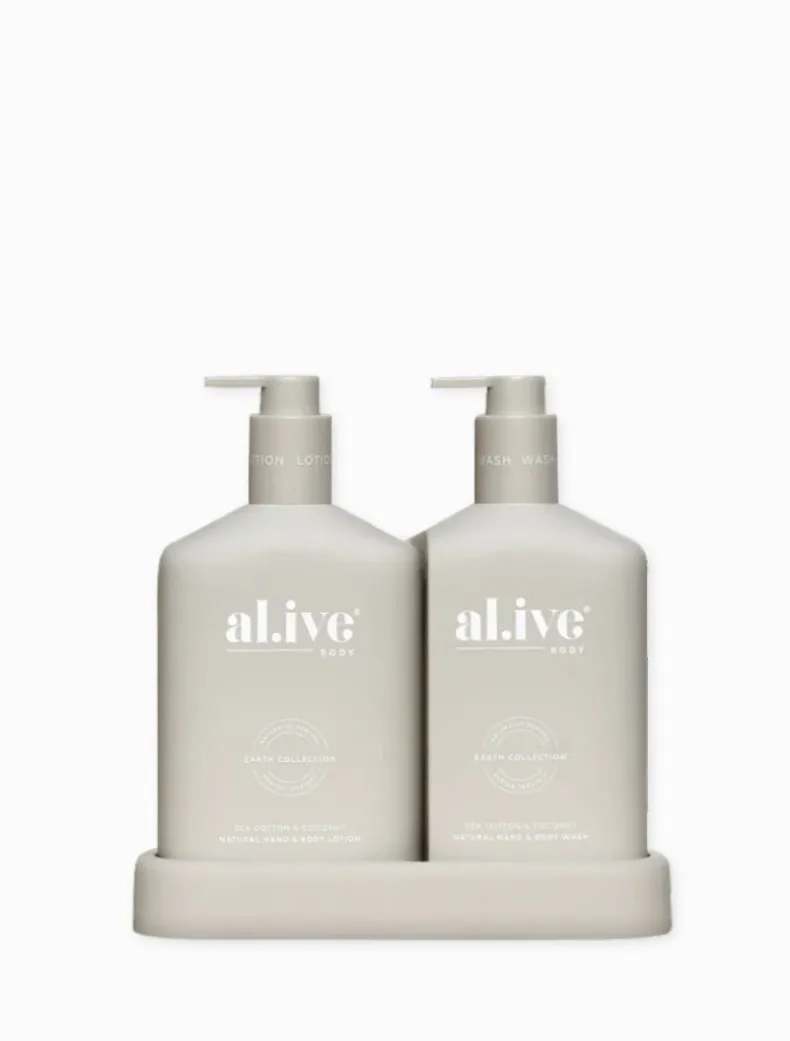 AL.IVE Sea cotton u0026 Coconut Hand u0026 Body Duo 500ml