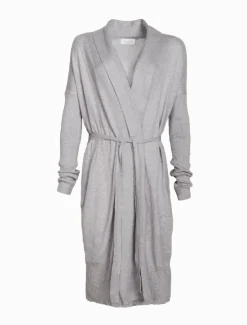 Aspen Lounge Wrap Cardigan Grey