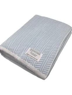 Astor Knit Blanket Duck Egg Blue