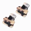 Baby Claw Clip Set of 2 Light Tortoise