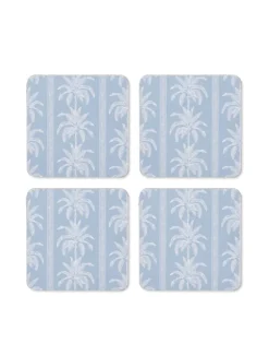 Banana Tree Square Coaster Set 4