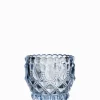 Baroque Tealight Holder Blue