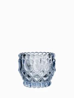Baroque Tealight Holder Blue