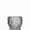 Baroque Tealight Holder Smoke
