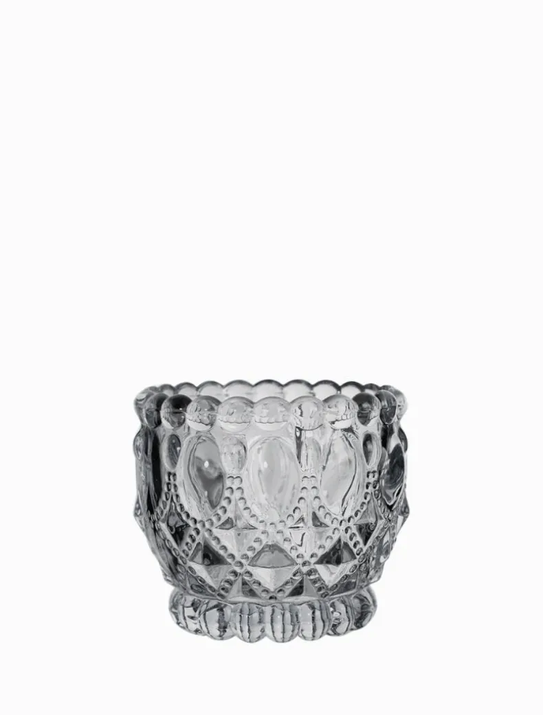Baroque Tealight Holder Smoke