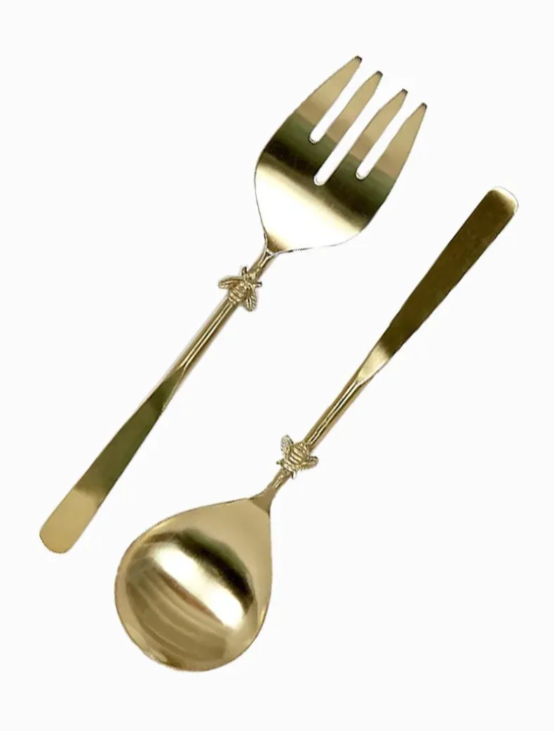 Bee Salad Server Set