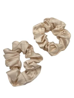 Beige Scrunchie Set of 2