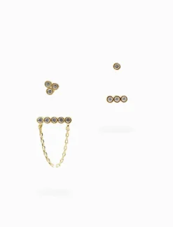 Bezel Earscape Collection Gold
