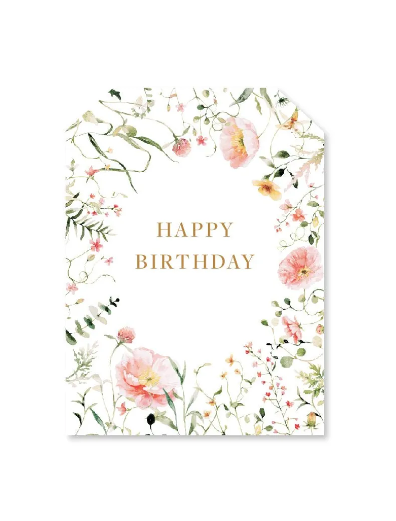 Birthday Spring Blooms Tag