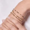 Black and Gold Bracelet Set