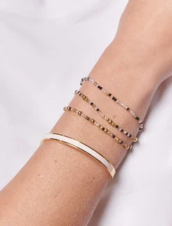 Black and Gold Bracelet Set