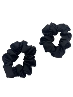 Black Scrunchie Set of 2