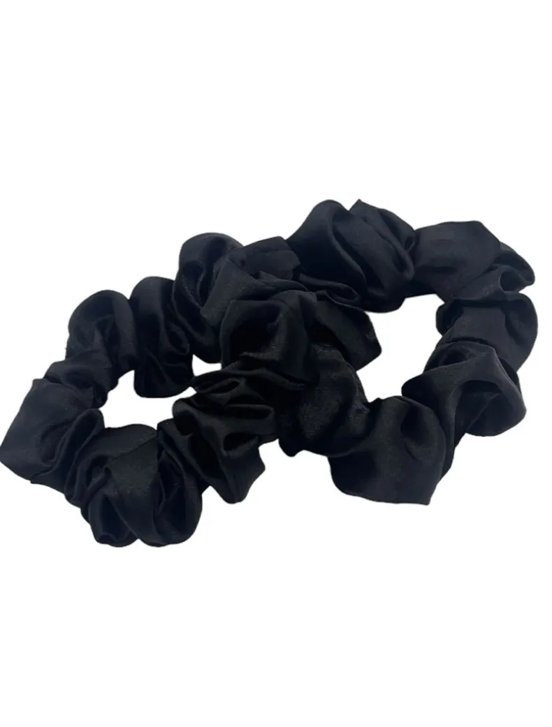 Black Scrunchie Set of 2