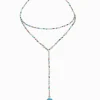 Blue Summer Double Length Necklace