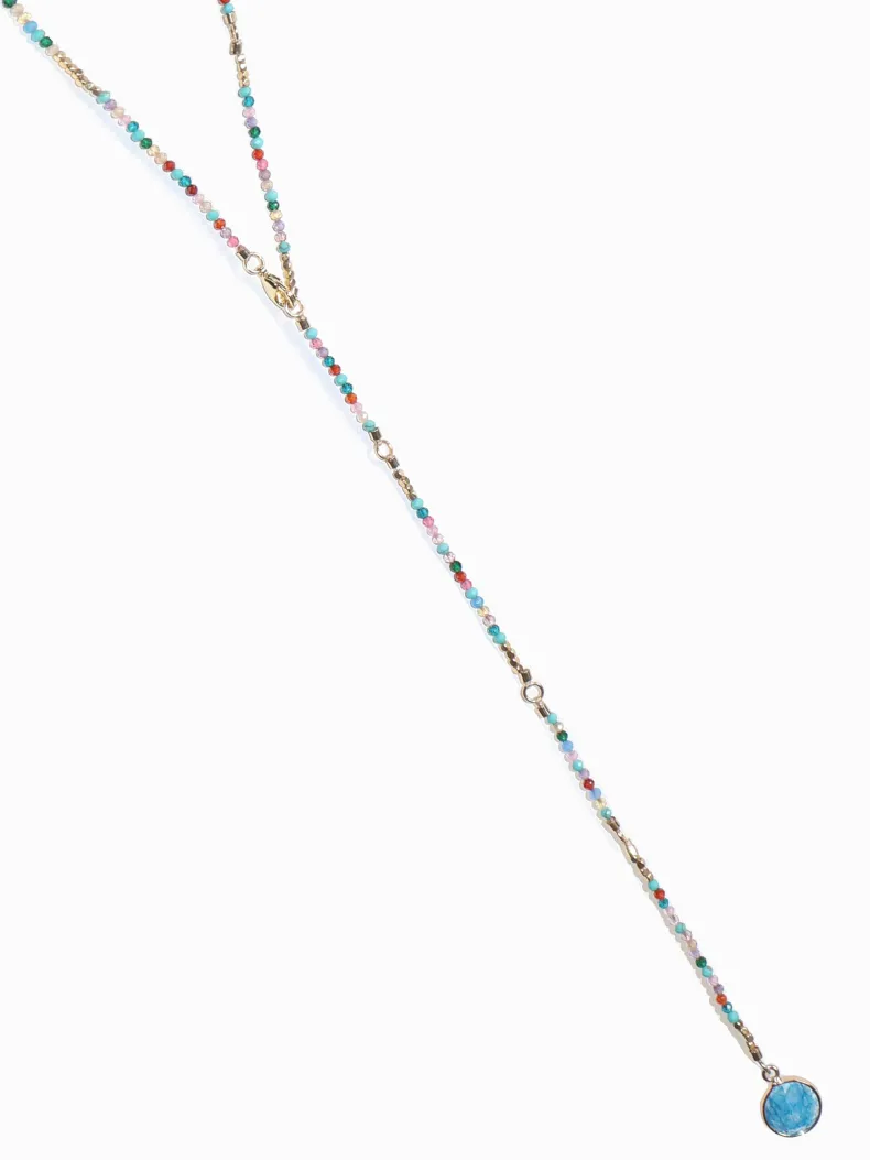 Blue Summer Double Length Necklace