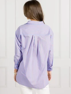 Blue Tangelo Stripe Shirt - FINAL SALE