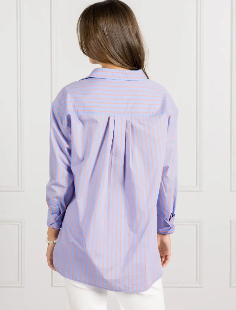 Blue Tangelo Stripe Shirt - FINAL SALE