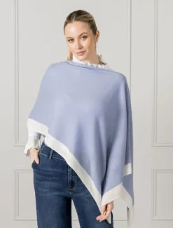 Border Ponchette Cloudy Blue