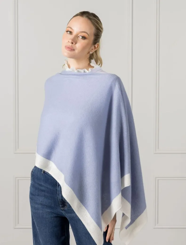 Border Ponchette Cloudy Blue