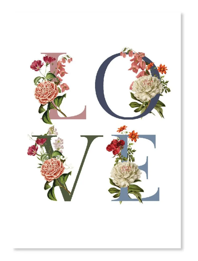 Botanical Love Card