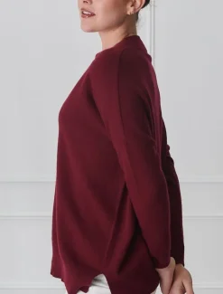 Boyfriend Cashmere Jumper Pinot