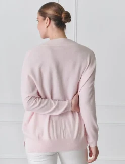 Boyfriend Cashmere Jumper Pink