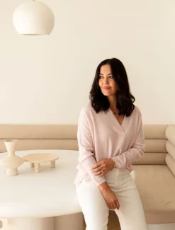 Boyfriend Cashmere Jumper Pink