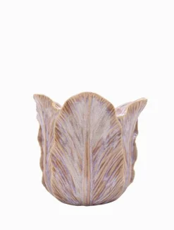 Cabbage Leaf Pot Pink Large