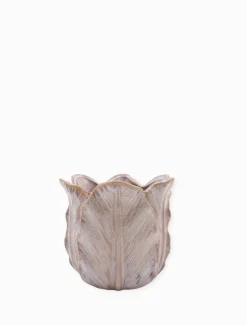 Cabbage Leaf Pot Pink Small