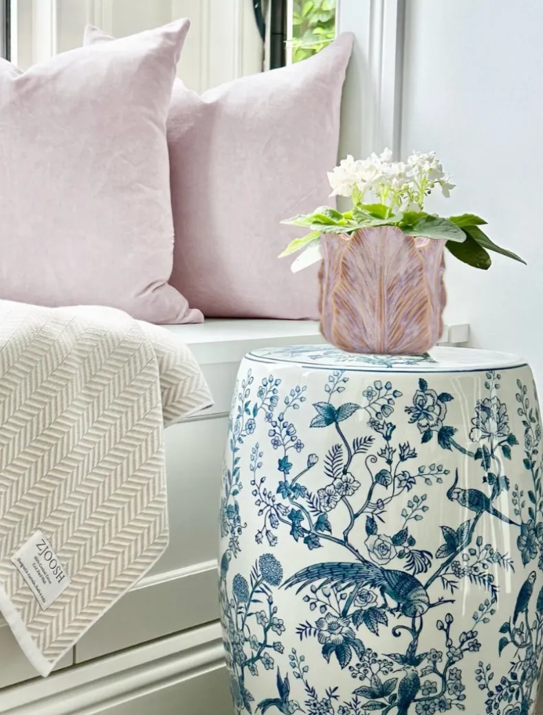 Cabbage Leaf Pot Pink Small