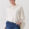 Cashmere Ponchette Cream