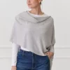 Cashmere Ponchette Grey
