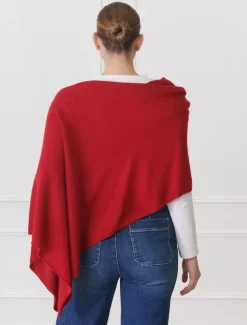 Cashmere Ponchette Rosewood