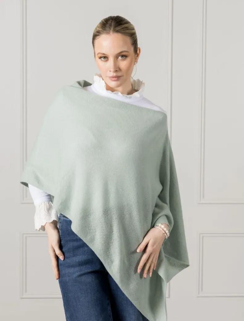 Cashmere Ponchette Sage