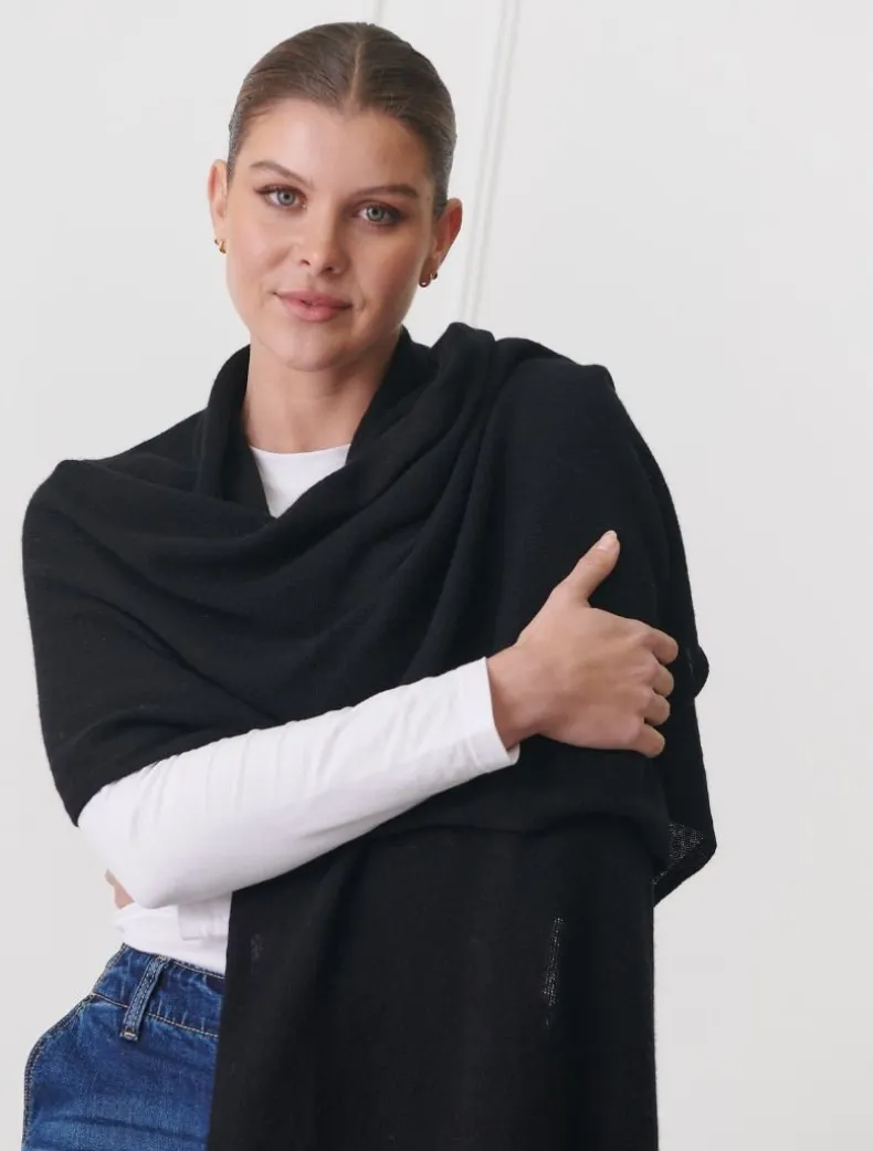 Cashmere Scarf Black