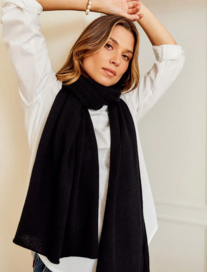 Cashmere Scarf Black