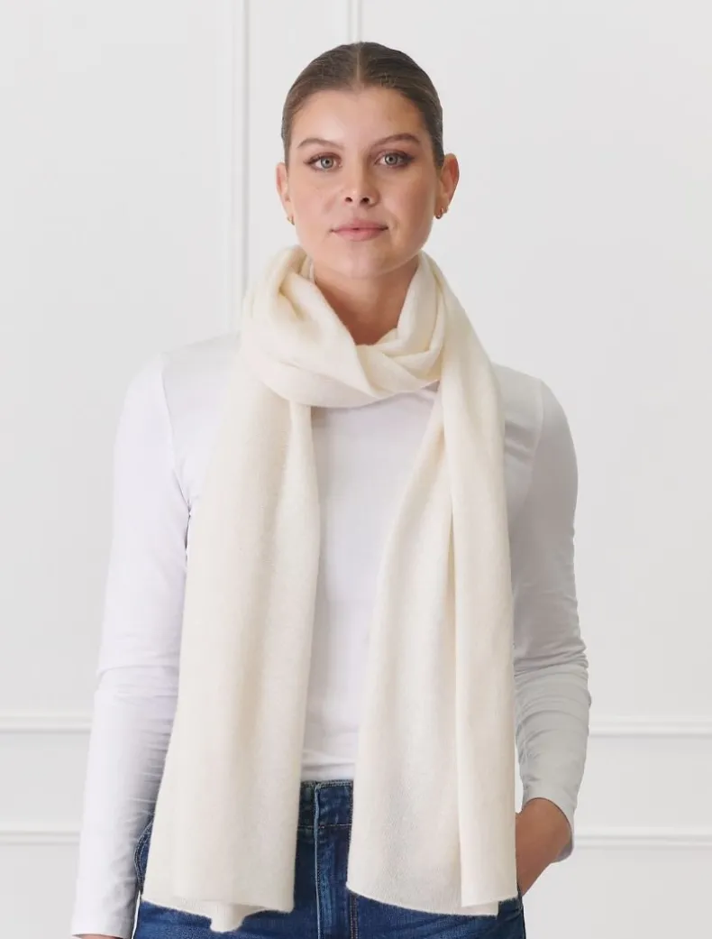 Cashmere Scarf Cream