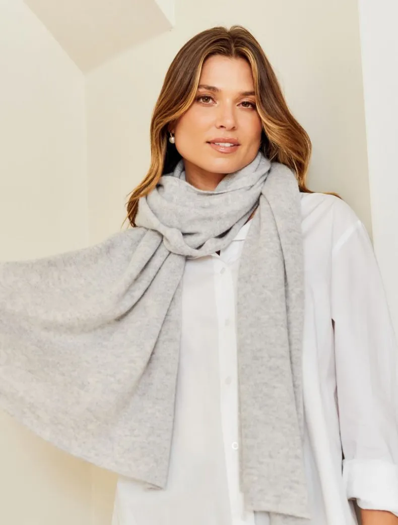 Cashmere Scarf Grey