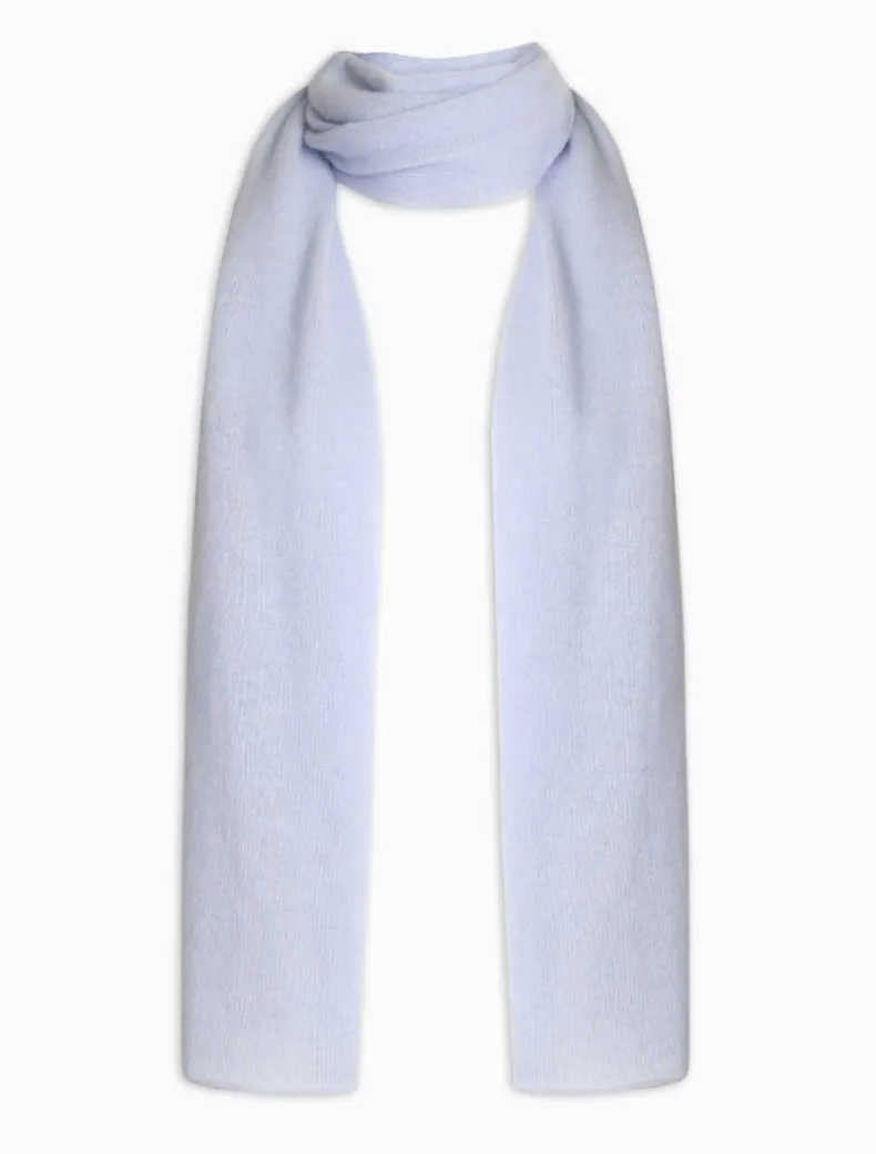 Cashmere Scarf Pale Blue