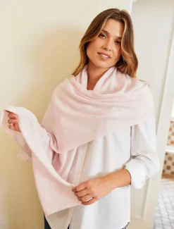 Cashmere Scarf Parfait Pink