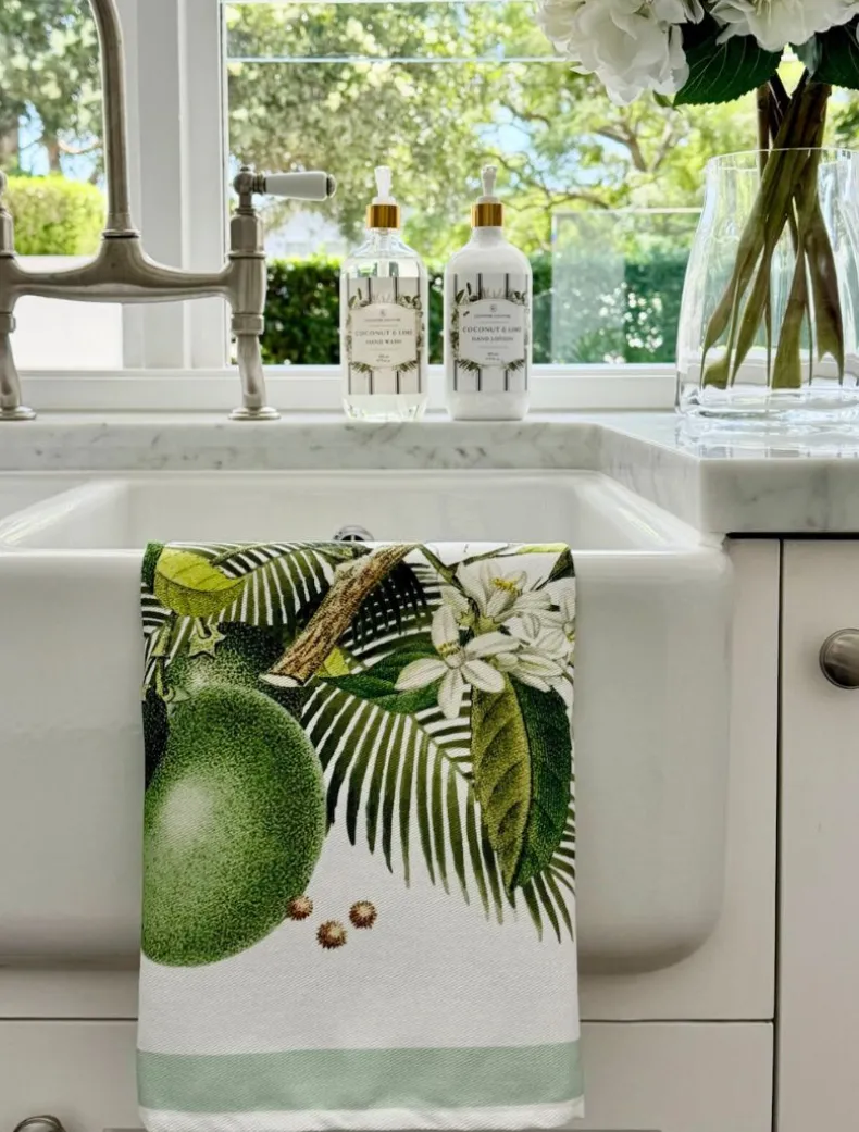 CC Botanical Tea Towel Limes