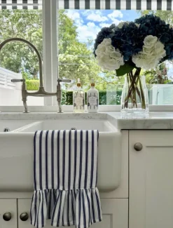 CC Ticking Stripe Tea Towel