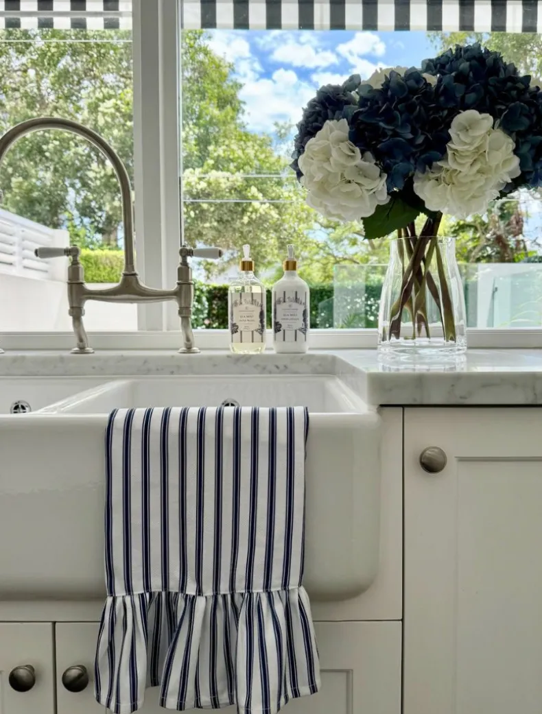 CC Ticking Stripe Tea Towel
