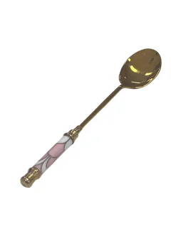 Ceramic Arch Tile Pattern Spoon Pink